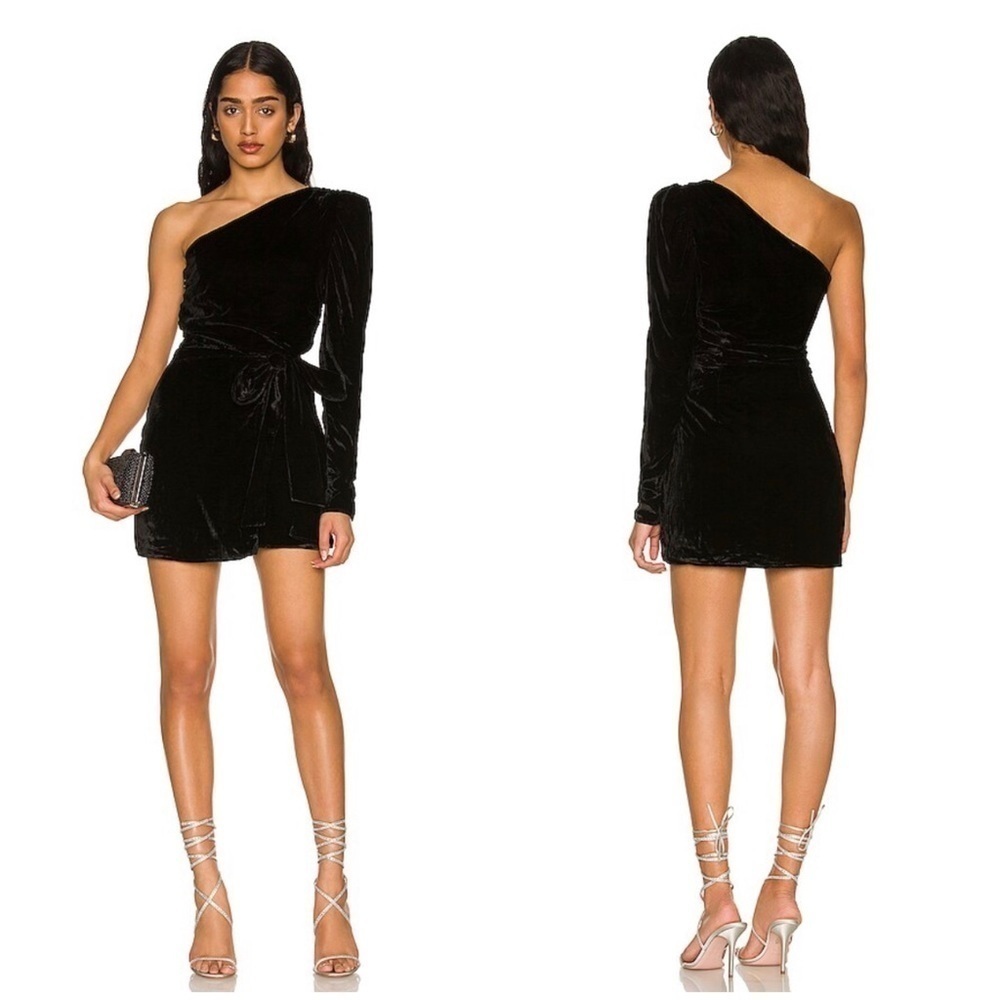 Lovers and Friends Rivoli Mini Dress in Black Size S